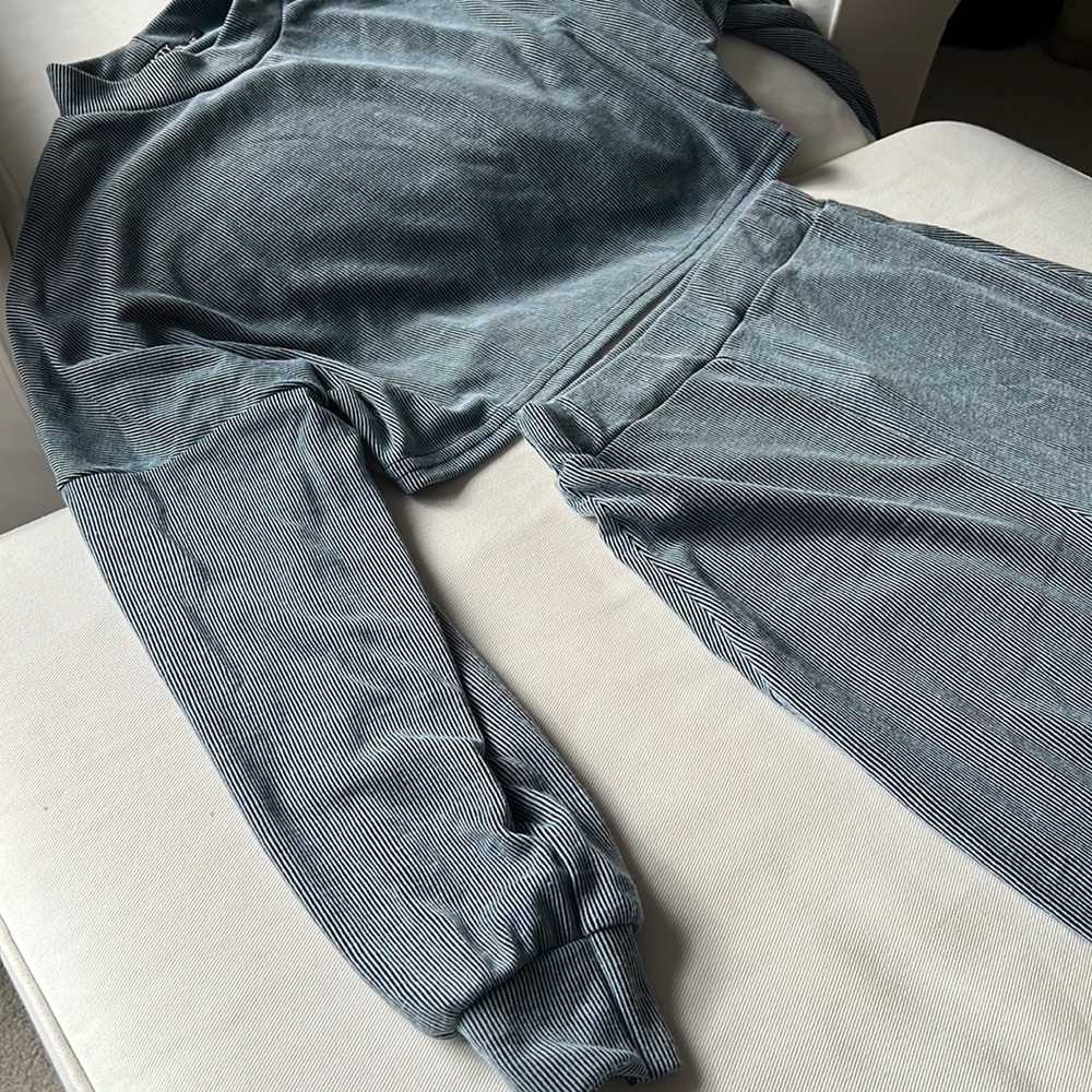 Nasty Gal striped Lounge/PJ set